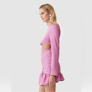 ATIOR - The Wyld Cut-Out Long Sleeve Mini Dress Size 2